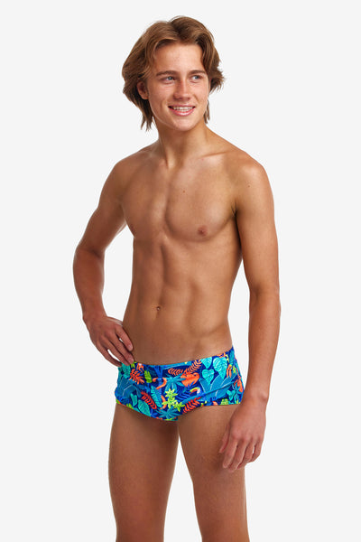 Slothed Sidewinder Trunks Swimsuit FTS010B - Boys