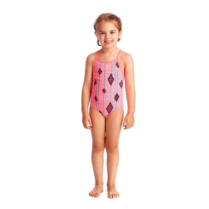 Flying high Print One Piece Swimsuit FG01T - Toddler 1-7 Years