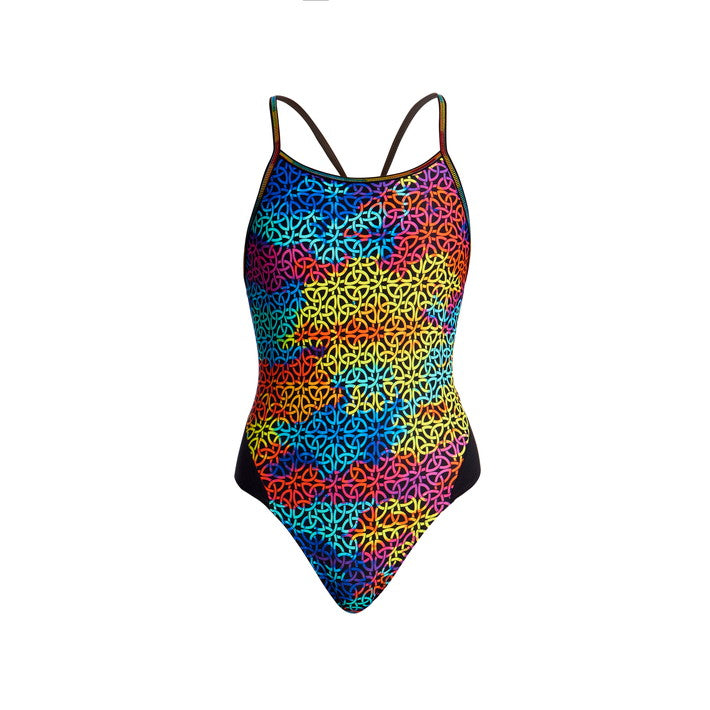 [1 left! ] Celtic Pride Diamond Back One Piece Swimsuit FS11G - Girls