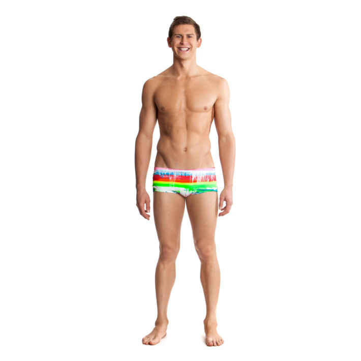 Dye Hard Plain Front Trunk Box Swimsuit FT01M - Mens 