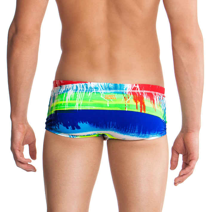 Dye Hard Plain Front Trunk Box Swimsuit FT01M - Mens 