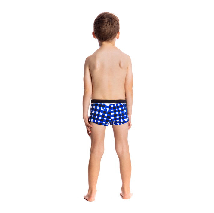 Checkin In Square Trunks Box Swimsuit FT36T - Toddler Ages 1-7 